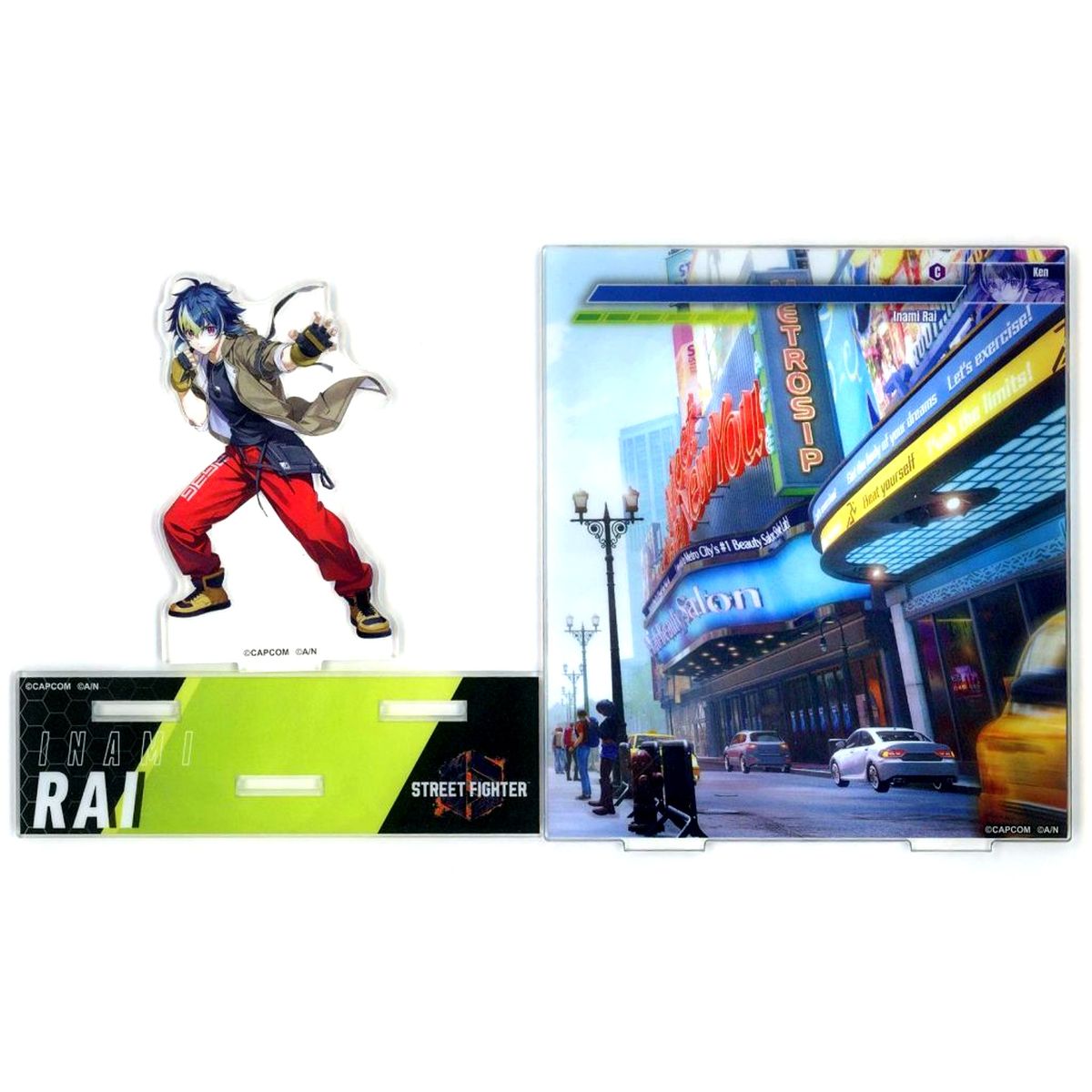 Inami Rai Diorama Acrylic Stand Capkuji Street Fighter 6 x Nijisanji Collaboration Kuji Vol. 2 Prize C-4 [USED]
