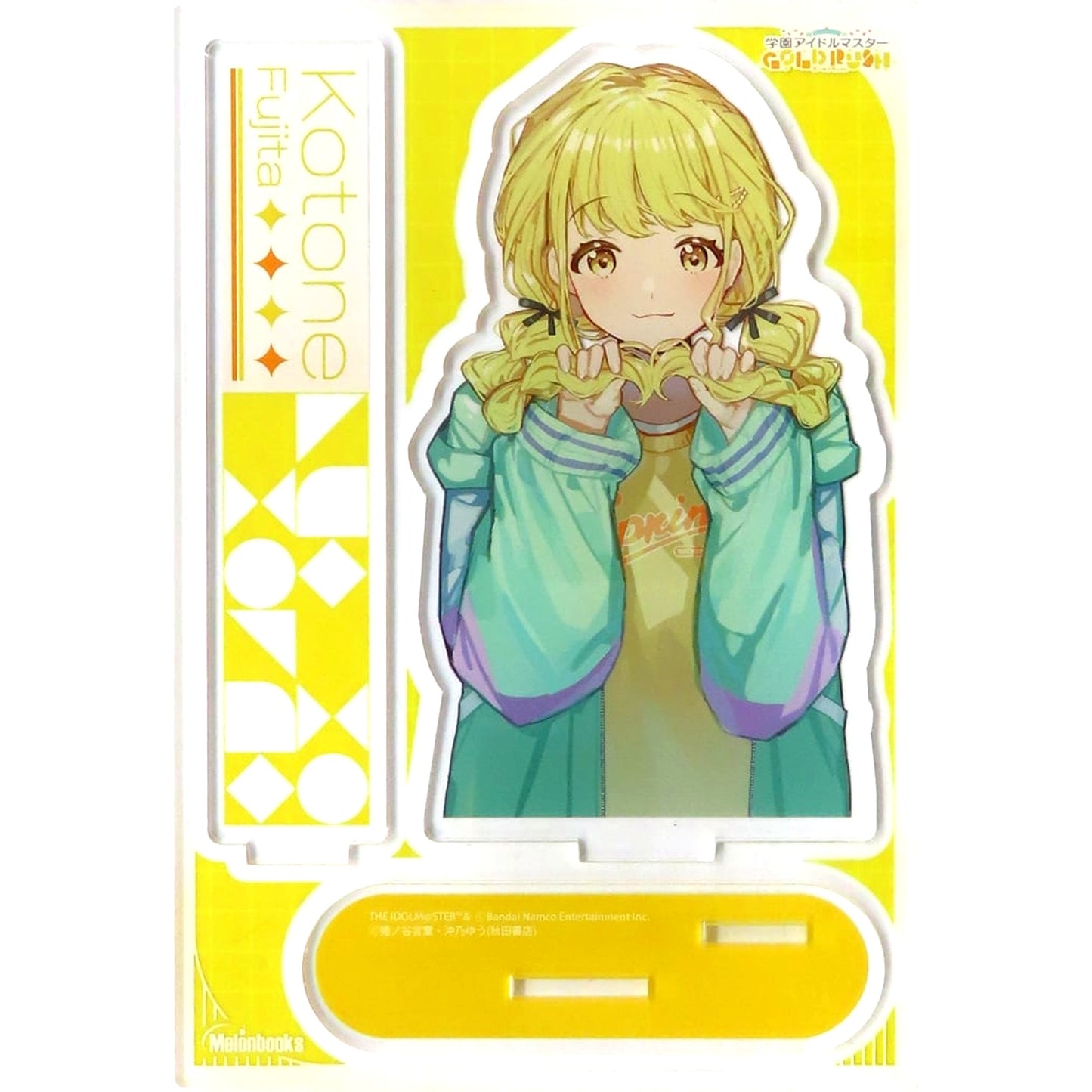 Kotone Fujita Gakuen Idolmaster Acrylic Stand Comics GOLD RUSH Vol.1 Melonbooks Limited Edition A Bonus [USED]