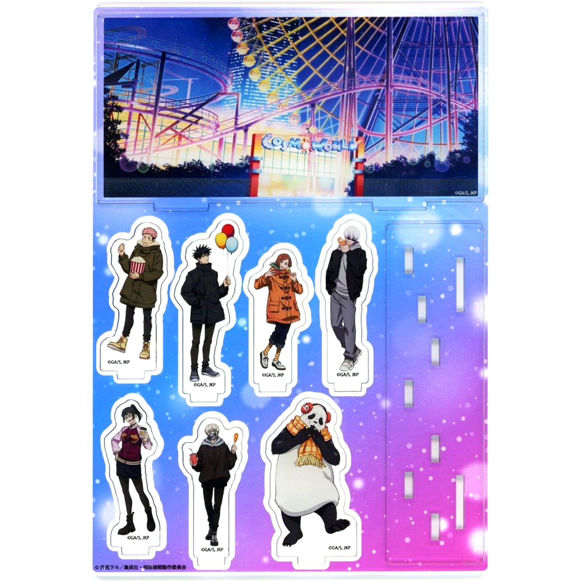 All Characters Night Amusement Park Ver. Acrylic Diorama Jujutsu Kaisen x Yokohama Cosmo World [USED]