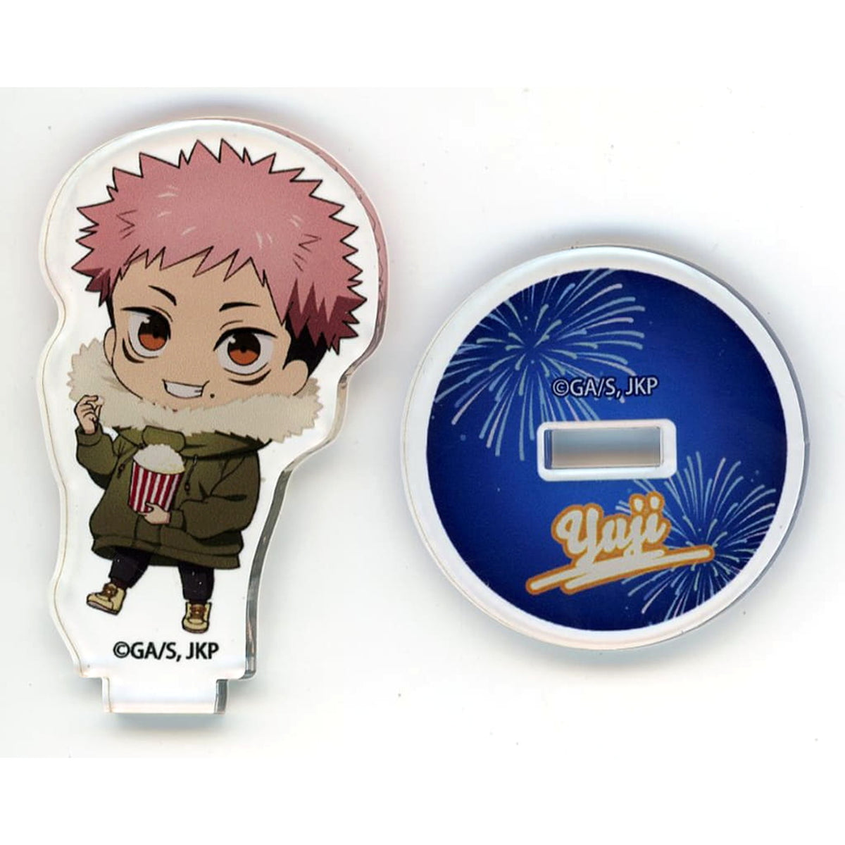Jujutsu Kaisen x Yokohama Cosmo World Yuji Itadori Mini Acrylic Stand Blind Night Amusement Park Mini Character ver. Acrylic Stands [USED]