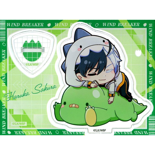 Haruka Sakura Gyao Collection Ver. WIND BREAKER Mini Character Stand [USED]