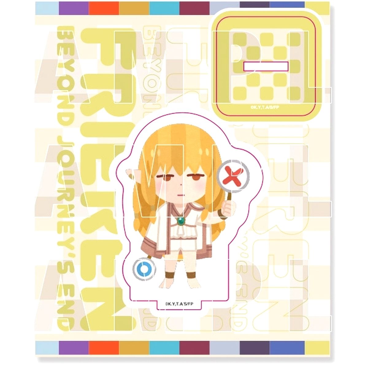 Serie You Fail First Class Mage Exam Arc Acrylic Stand Frieren: Beyond Journey's End x Irasutoya [USED]