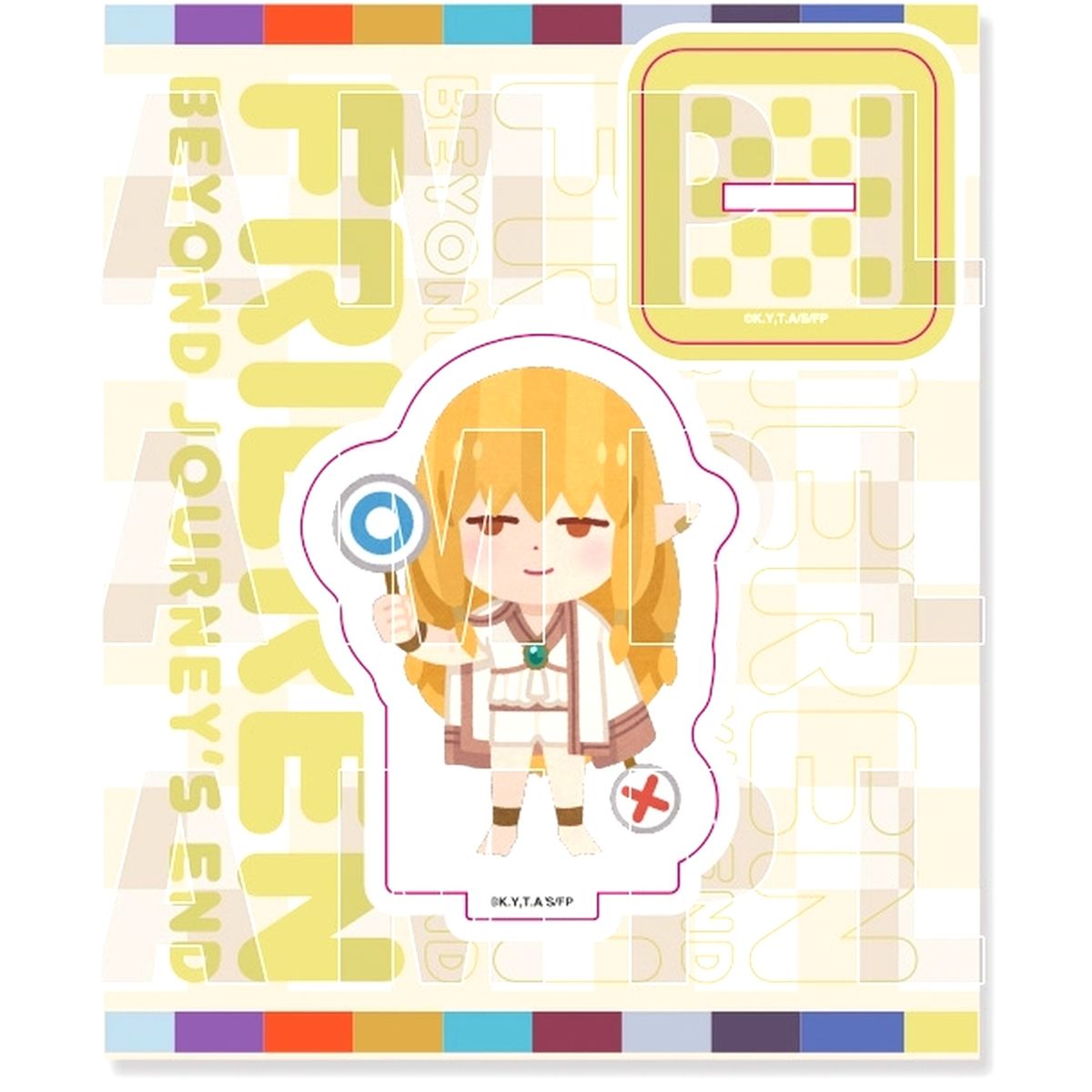 Serie Passed First Class Mage Exam Edition Acrylic Stand Frieren: Beyond Journey's End x Irasutoya [USED]