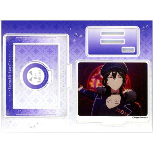 Rei Sakuma Ensemble Stars!! Reminiscence Selection POP-UP STORE Crossroad Frame Acrylic Stand UNDEAD Costume Ver. [USED]