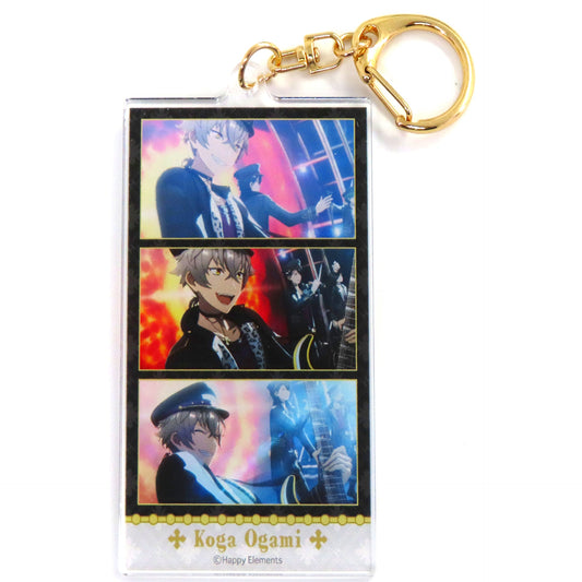 Koga Oogami Deadmans Outfit Ver. Ensemble Stars!! Reminiscence Selection POP-UP STORE Crossroad Trading Acrylic Keychain [USED]