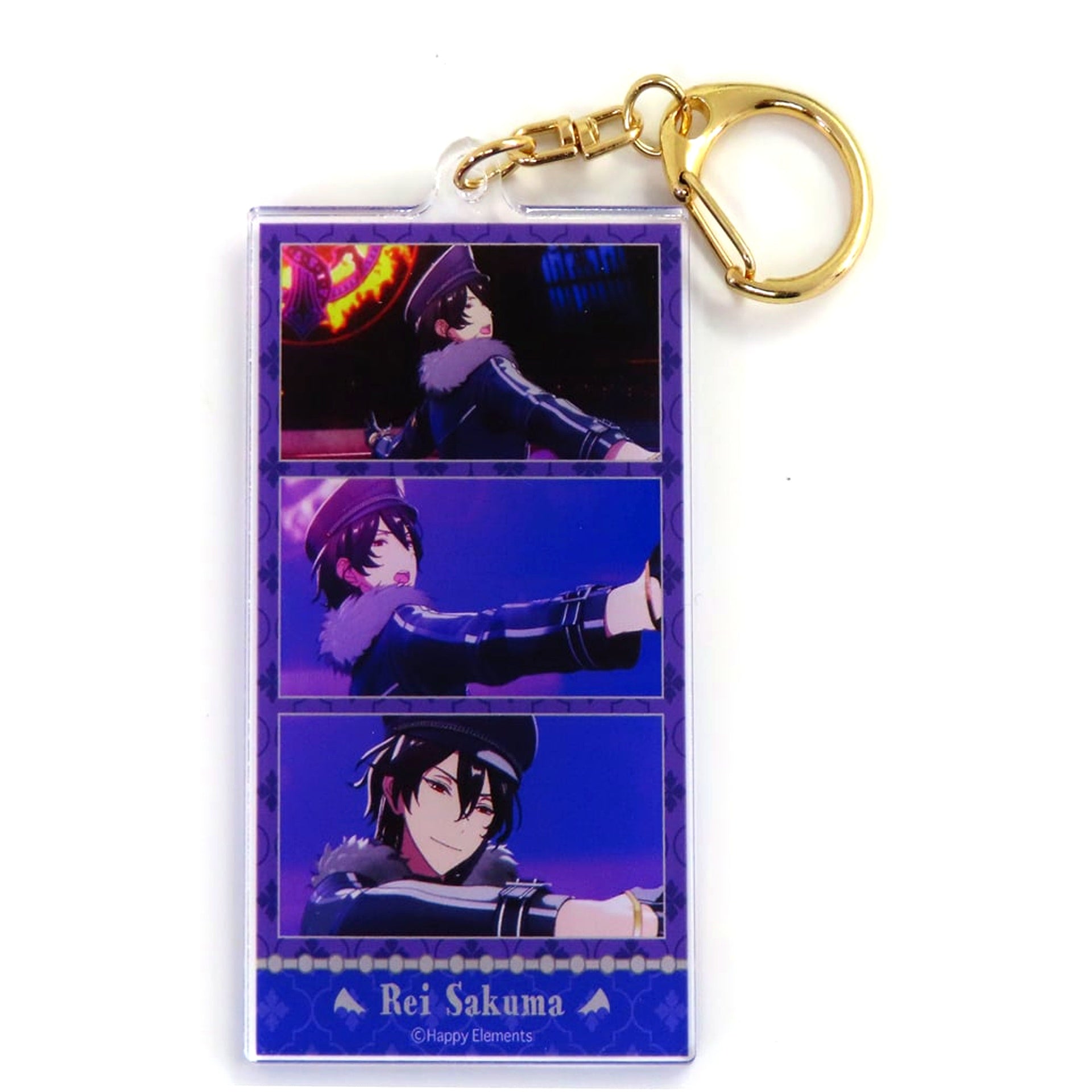 Rei Sakuma UNDEAD Outfit Ver. Ensemble Stars!! Reminiscence Selection POP-UP STORE Crossroad Trading Acrylic Keychain [USED]