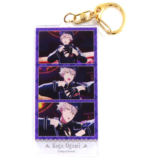 Koga Oogami UNDEAD Outfit Ver. Ensemble Stars!! Reminiscence Selection POP-UP STORE Crossroad Trading Acrylic Keychain [USED]