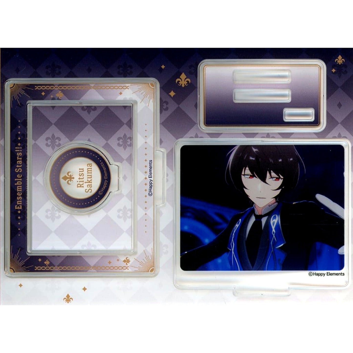 Ritsu Sakuma Ensemble Stars!! Reminiscence Selection POP-UP STORE Checkmate Frame Acrylic Stand Checkmate Costume Ver. [USED]