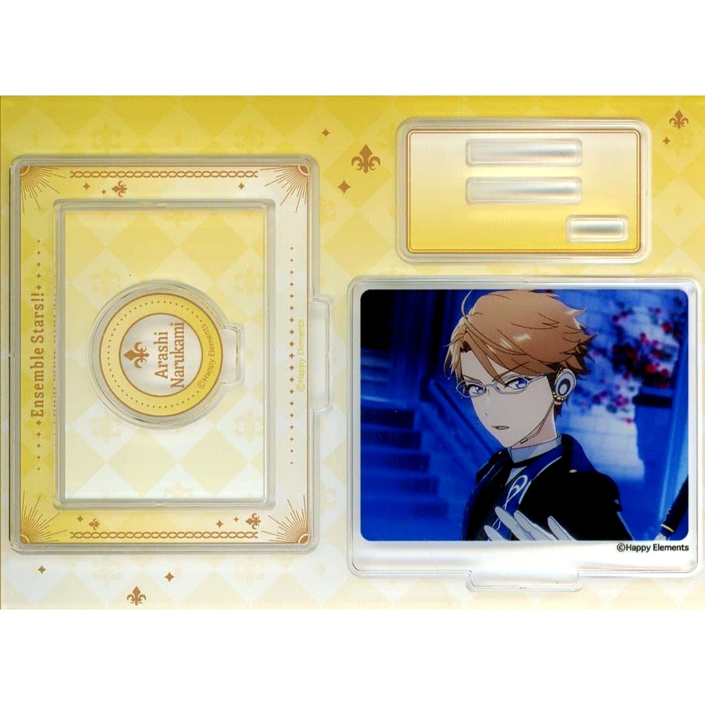 Arashi Narukami Ensemble Stars!! Reminiscence Selection POP-UP STORE Checkmate Frame Acrylic Stand Checkmate Costume Ver. [USED]