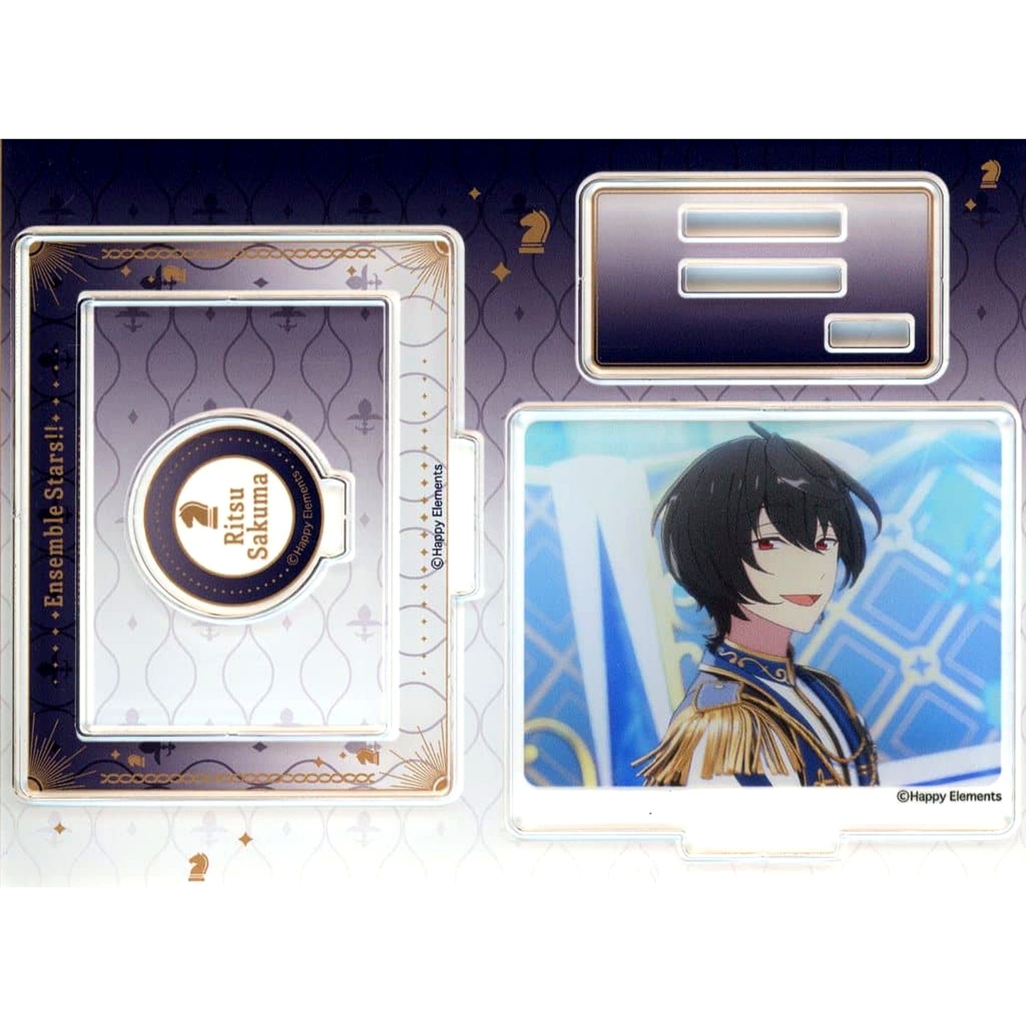 Ritsu Sakuma Ensemble Stars!! Reminiscence Selection POP-UP STORE Checkmate Frame Acrylic Stand Knights Costume Ver. [USED]