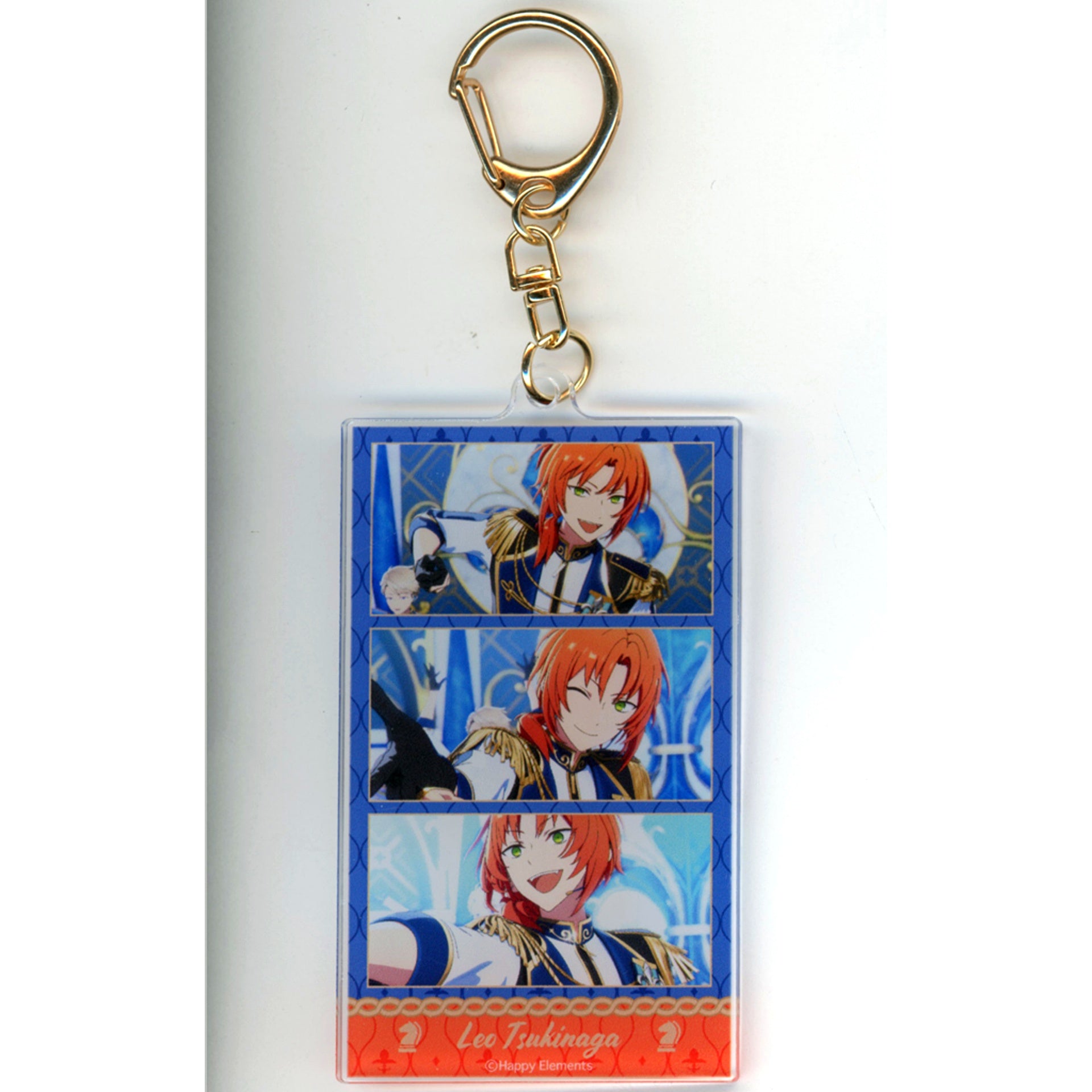 Leo Tsukinaga Knights Outfit Ver. Ensemble Stars!! Trading Acrylic Keychain Reminiscence Selection POP-UP STORE Checkmate [USED]