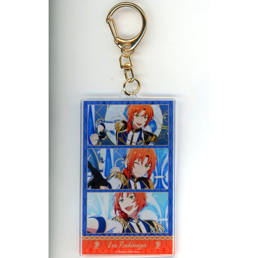 Leo Tsukinaga Knights Outfit Ver. Ensemble Stars!! Trading Acrylic Keychain Reminiscence Selection POP-UP STORE Checkmate [USED]