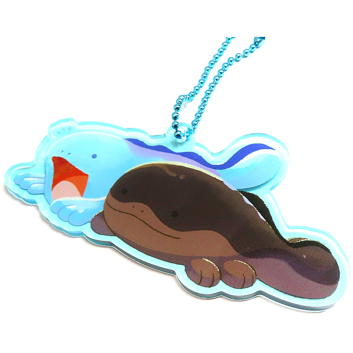 Quagsire & Clodsire Pokemon Acrylic Charm Collection Nita Mono Doshi [USED]