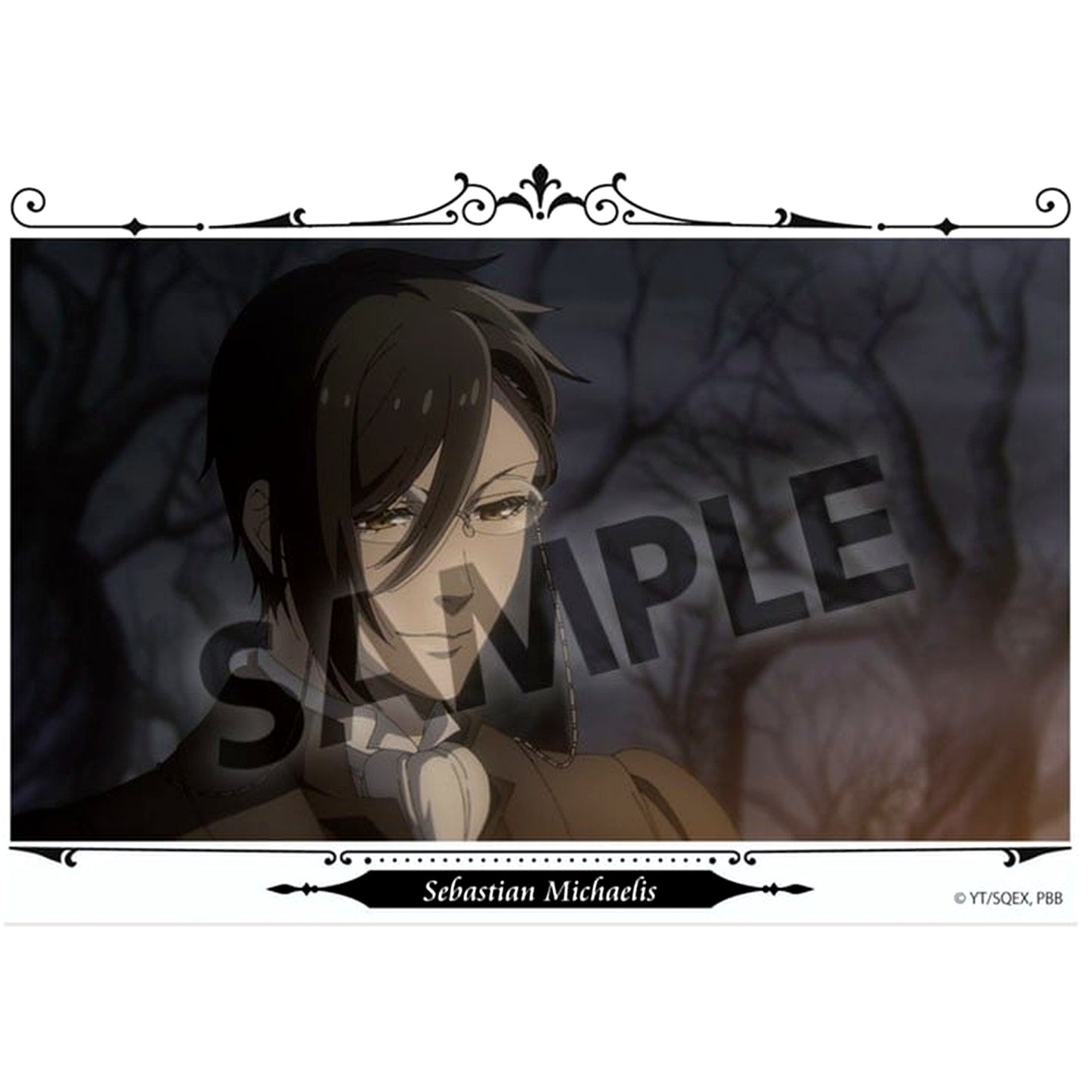 Sebastian Michaelis A6 Visual Acrylic Plate Black Butler Public School Arc [USED]