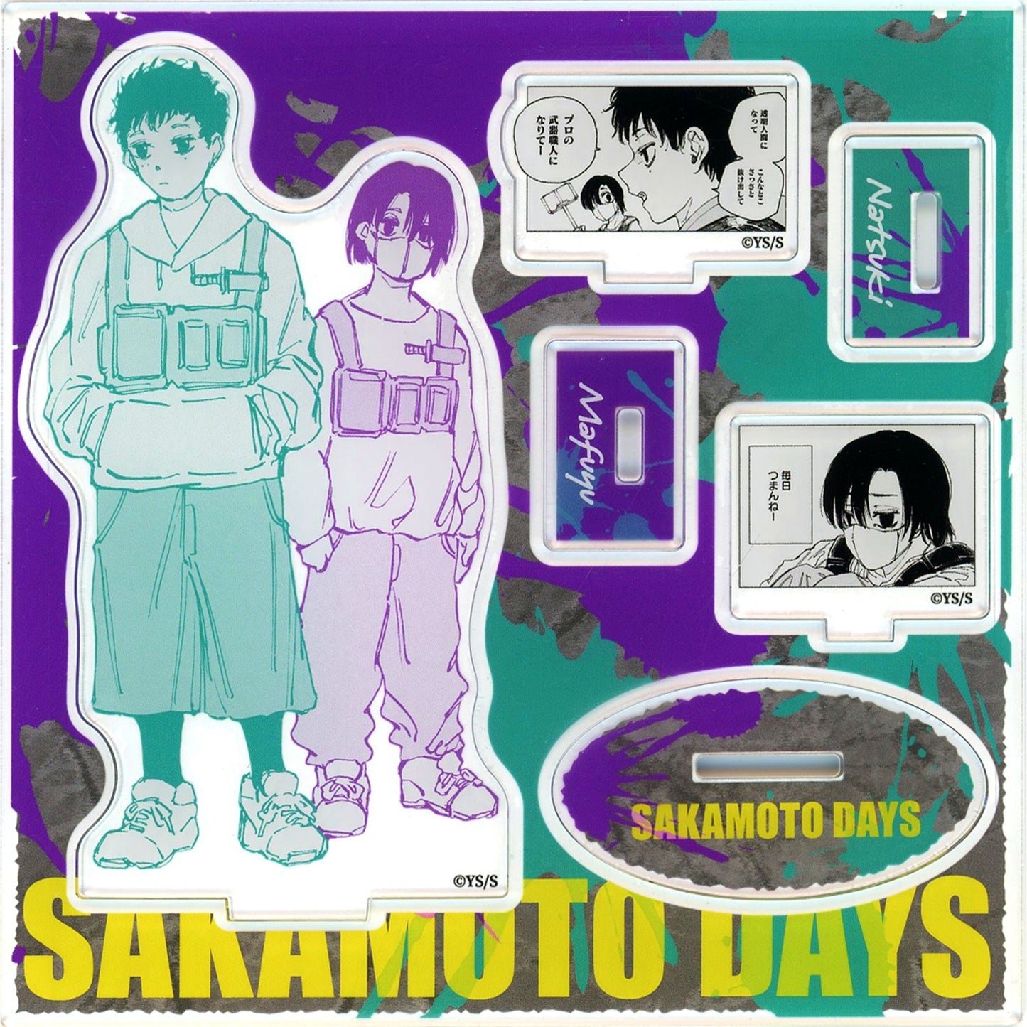 Natsuki Seba and Mafuyu Seba SAKAMOTO DAYS Childhood Acrylic Stand Set [USED]