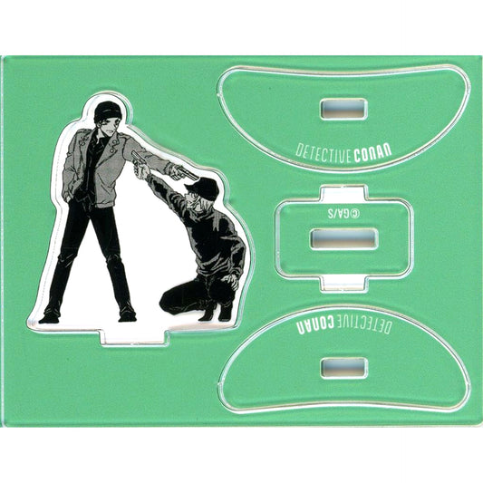 Shuichi Akai, Toru Amuro Waving Acrylic Stand Detective Conan Tottori Airport Exclusive [USED]
