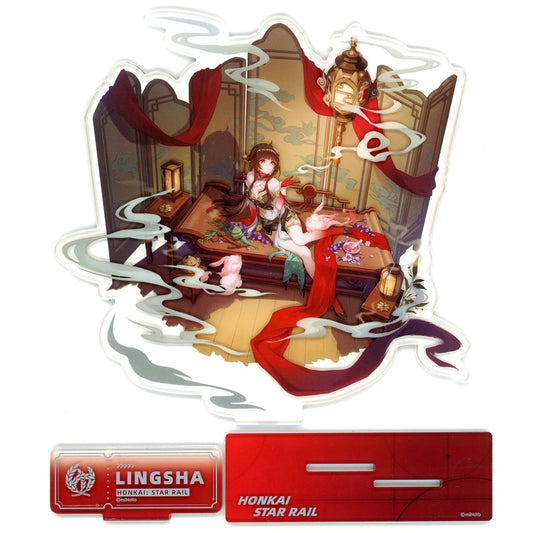 Lingsha Honkai: Star Rail Abundance Destiny Character Standing Art Series Acrylic Stand [USED]
