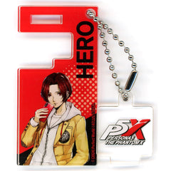 Persona 5 The Royal & The Phantom X Protagonist Trading Smartphone Stand Keychain Animax Cafe+ Limited Keychains [USED]