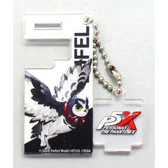 Persona 5 The Royal & The Phantom X Lufel Trading Smartphone Stand Keychain Animax Cafe+ Limited Keychains [USED]