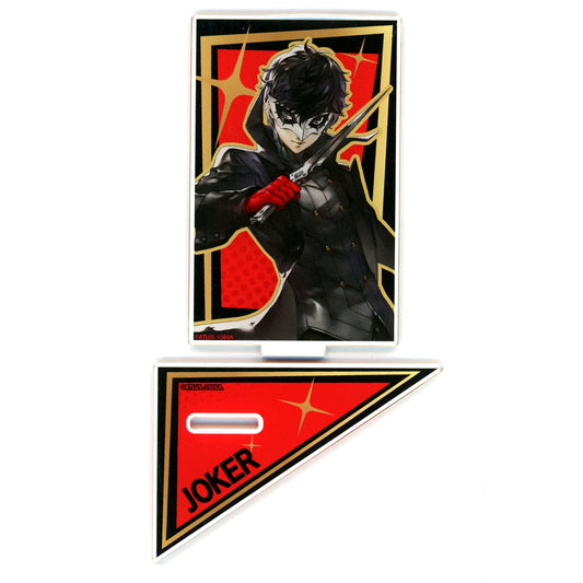 Protagonist Persona 5 Royal and Persona 5: The Phantom X x Animax Cafe+ Acrylic Stand Figure [USED]