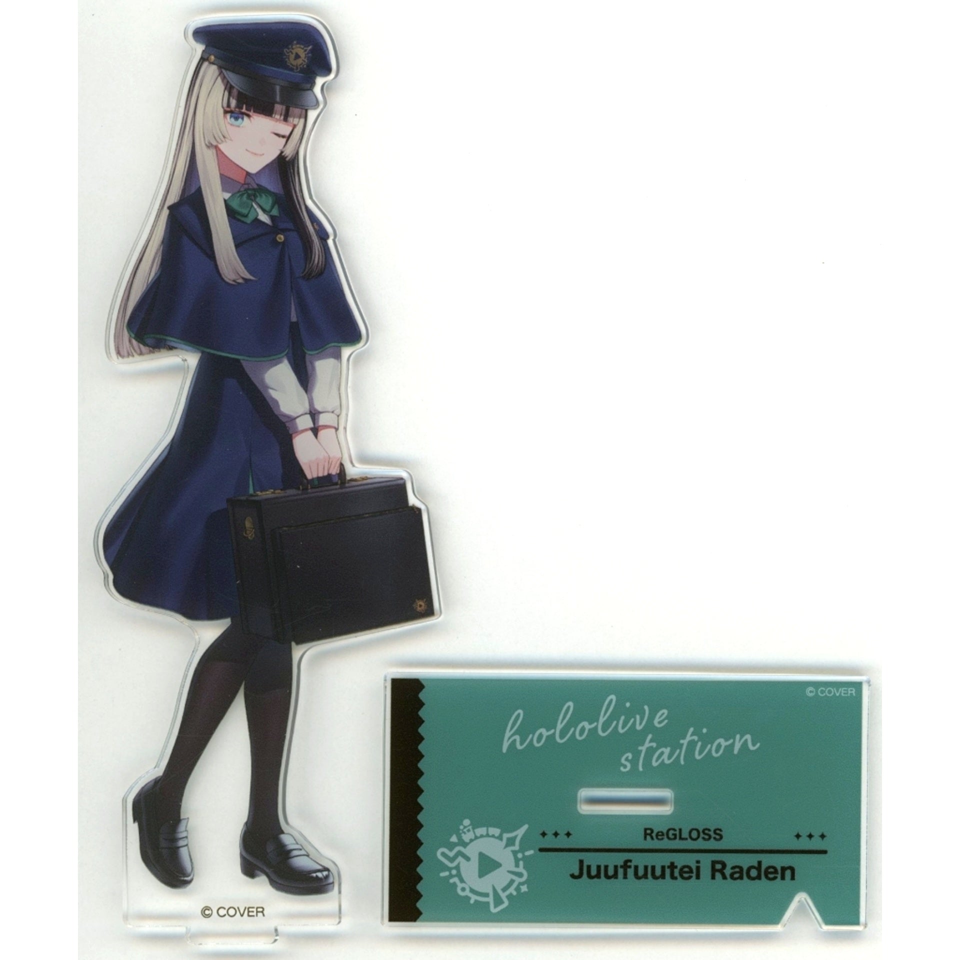 Juufuutei Raden Acrylic Stand Hololive Station Ver. Vol. 2 Virtual YouTuber Hololive Production Official Shop in Tokyo Station [USED]