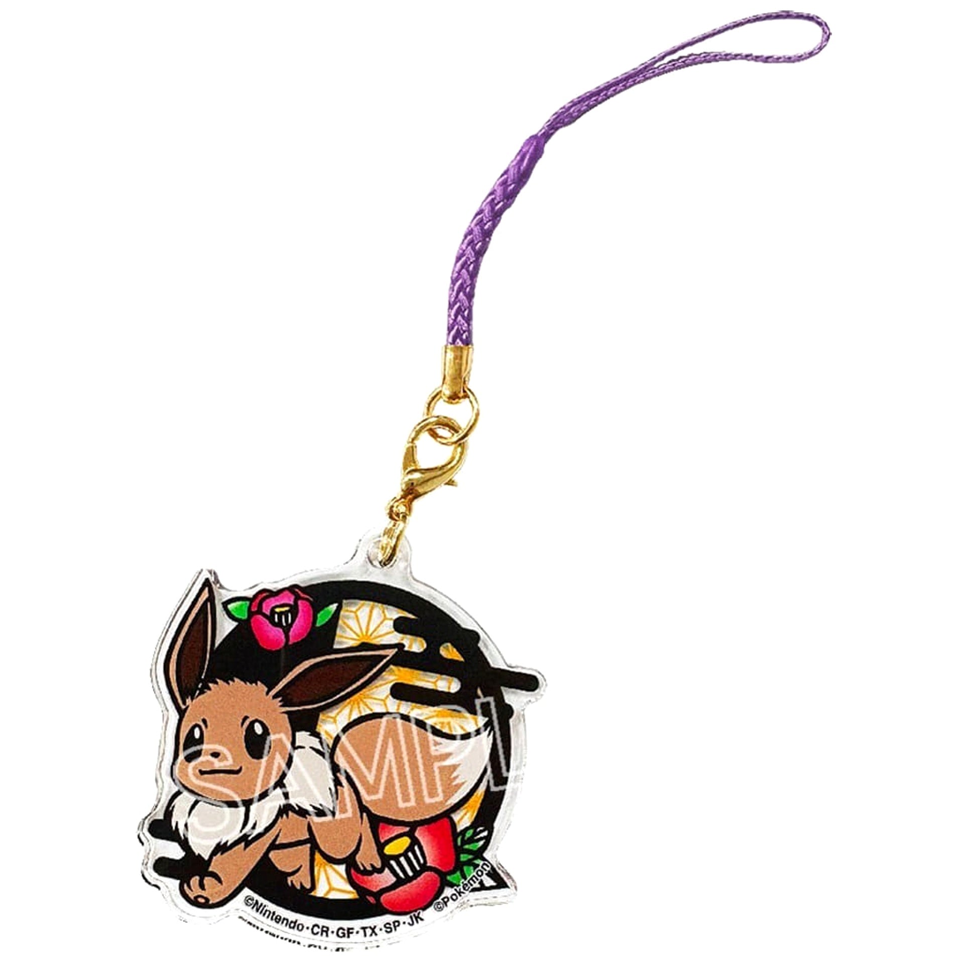 Pokemon Eevee Cutout Series Acrylic Netsuke A Acrylic Item [USED]