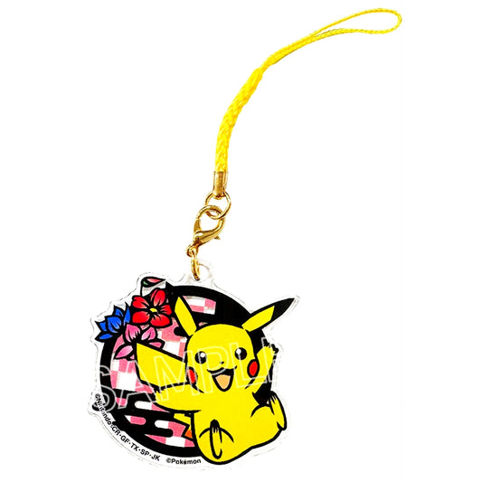 Pikachu B Pokemon Paper Cutout Series Acrylic Netsuke B [USED]