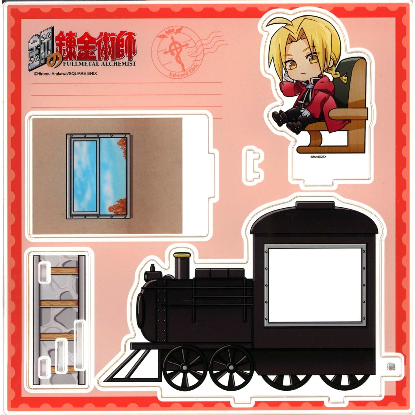 Edward Elric Daikichi 01 Fullmetal Alchemist Marukuji Train journey Ver. Connectable Acrylic Figure [USED]