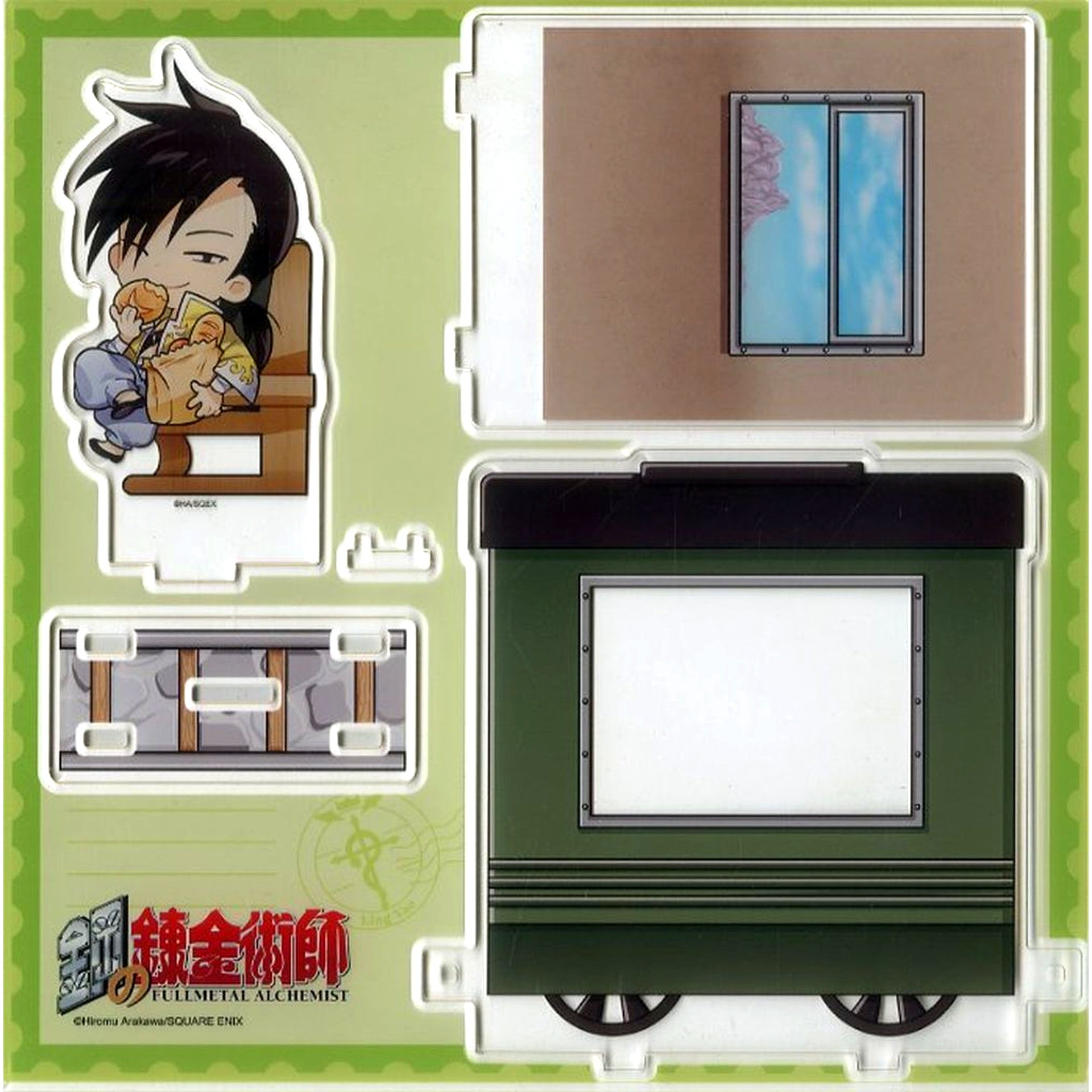 Ling Yao Connecting Acrylic Figure Marukuji Fullmetal Alchemist Train journey Ver. Daikichi 05 [USED]