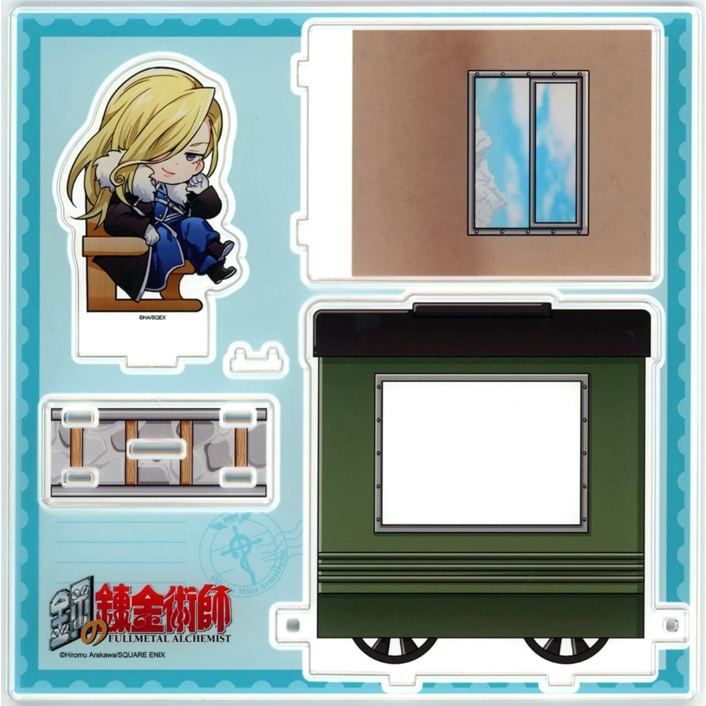 Olivier Mira Armstrong Daikichi 08 Fullmetal Alchemist Marukuji Train journey Ver. Connectable Acrylic Figure [USED]