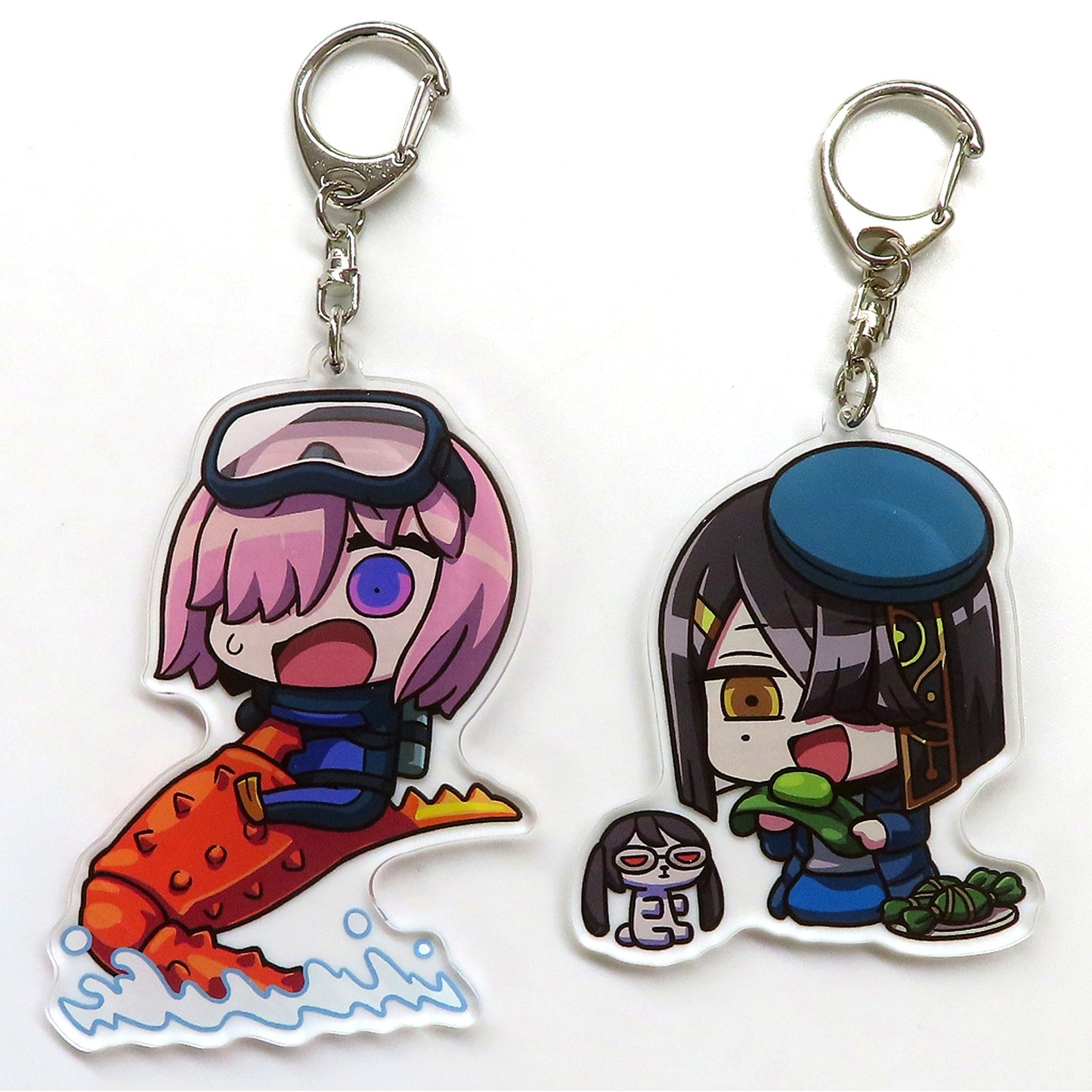 Shielder Mash Kyrielight & Alter Ego Xu Fu Niigata Regional Illustration Fate/Grand Order Acrylic Charm Set Fate/Grand Order Chaldea Satellite Station 2023-2024 [USED]