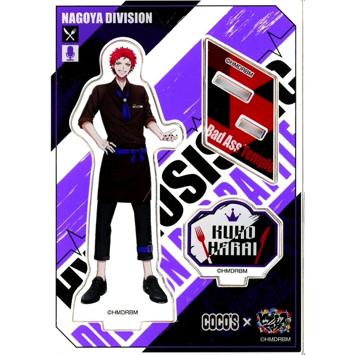 Kuko Harai Hypnosis Mic: Division Rap Battle x Cocos Exclusive Original Acrylic Stand Panel [USED]
