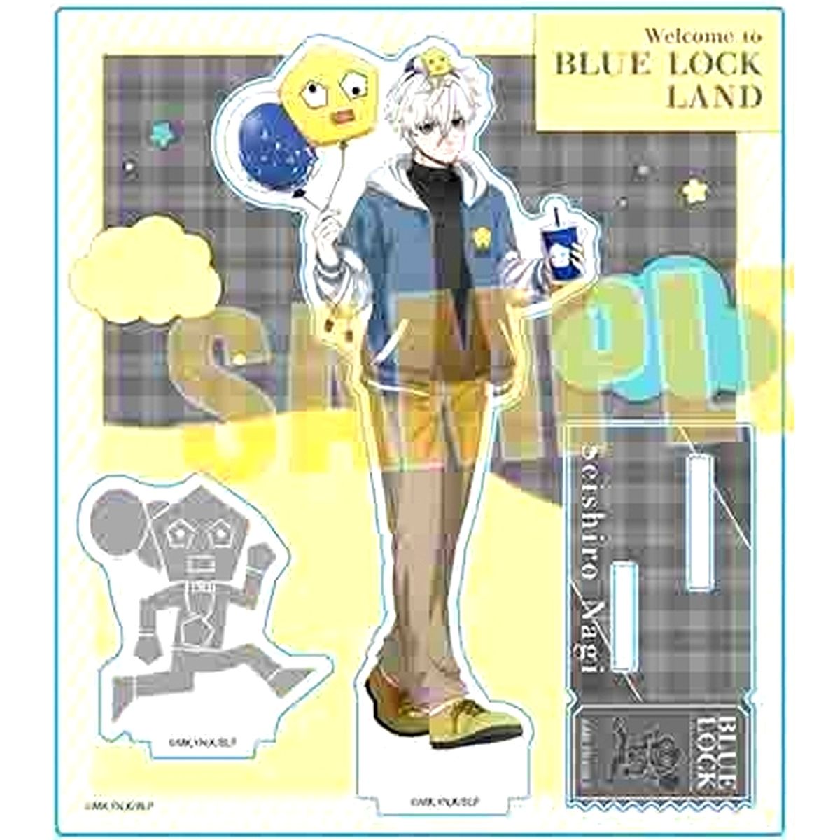Seishiro Nagi Welcome to Blue Lock Land Acrylic Stand Blue Lock [USED]