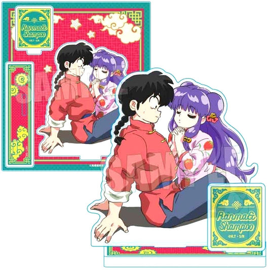 Ranma Saotome & Shampoo Acrylic Stand Ranma 1/2 [USED]