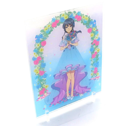 Mai Sakurajima Bouquet A-1-2 Prize Choosable Acrylic Panel Kujibikido Rascal Does Not Dream of Bunny Girl Senpai Mai Sakurajima Happy Birthday Kuji 2024 [USED]