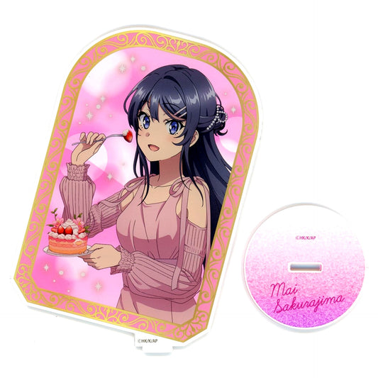 Mai Sakurajima Cake Another B-4 Prize Acrylic Stand Figure Kujibikido Rascal Does Not Dream of Bunny Girl Senpai Mai Sakurajima Happy Birthday Kuji 2024 [USED]