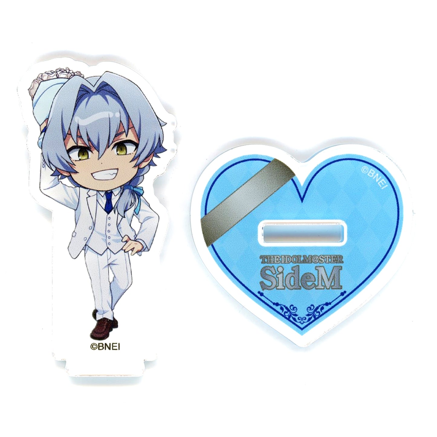 Ren Kizaki C-4 Prize Chibi Character Mini Acrylic Stand Kujibikido The Idolmaster SideM Happy White Day Online Kuji [USED]