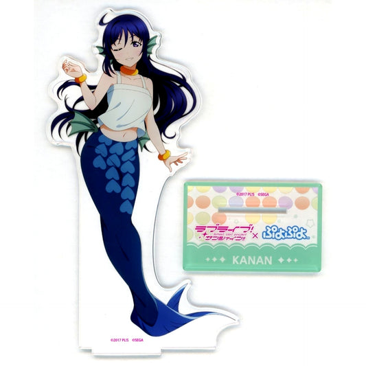 Kanan Matsuura Big Acrylic Stand Love Live! Sunshine!! x Puyo Puyo POP UP SHOP [USED]