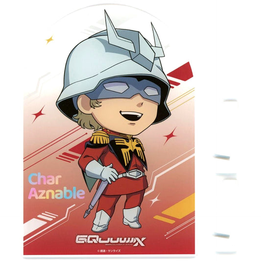 Char Aznable Mobile Suit Gundam GQuuuuuuX Limited Official Shop Mini Game Looking for my Pomeranian S Prize Acrylic Panel [USED]