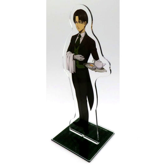 Levi Ackerman Selectable Big Acrylic Figure Attack on Titan Butler Outfit Acrylic Kuji S-4 [USED]