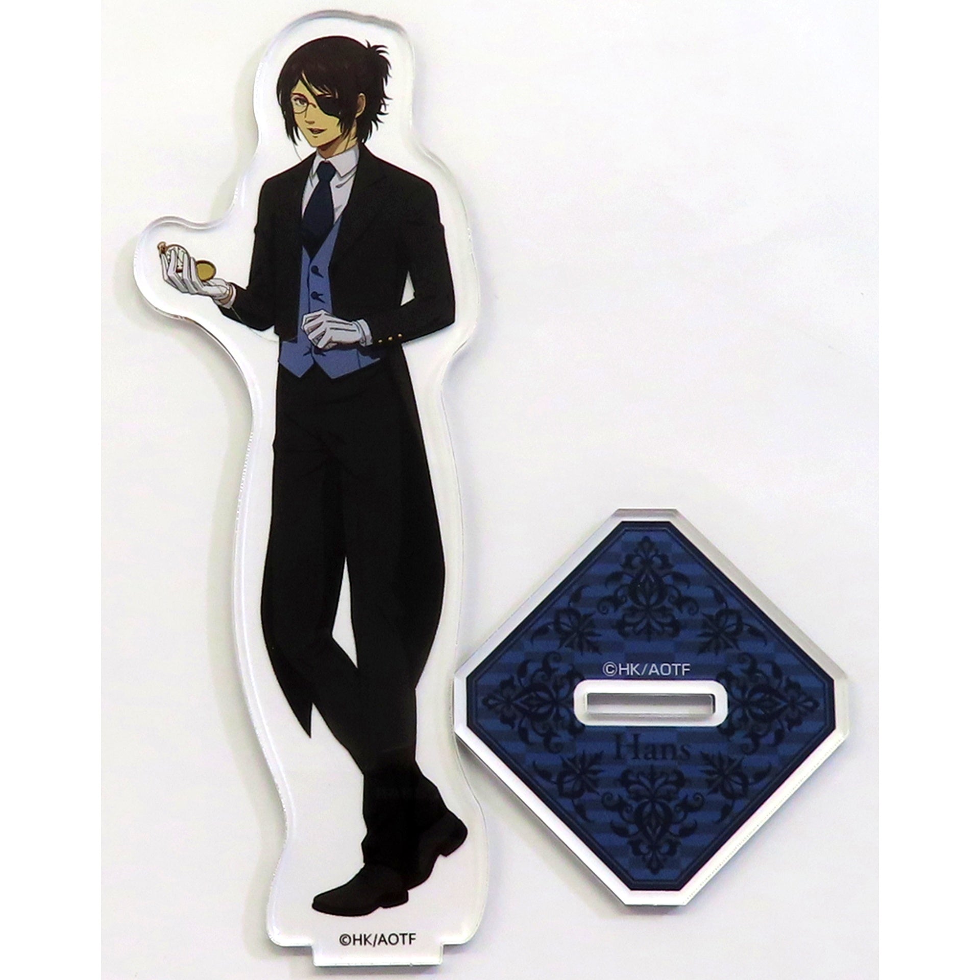 Hange Zoë B-3 Prize Butler Outfit Illustration Acrylic Figure Attack on Titan Acrylic Kuji [USED]