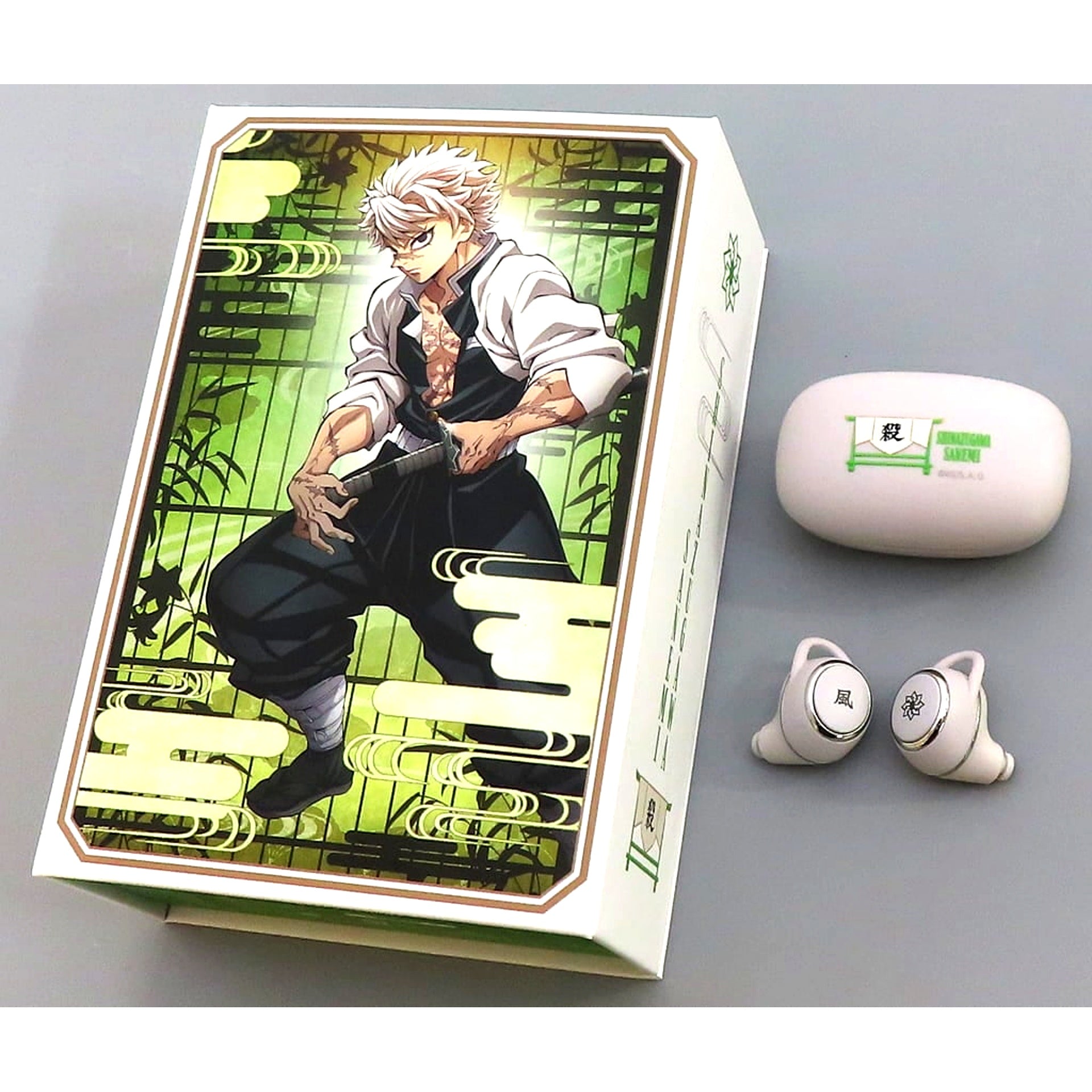 Sanemi Shinazugawa Demon Slayer: Kimetsu no Yaiba Wireless Earphones ANIMA AOW01 ANIMA 2nd Wave [USED]