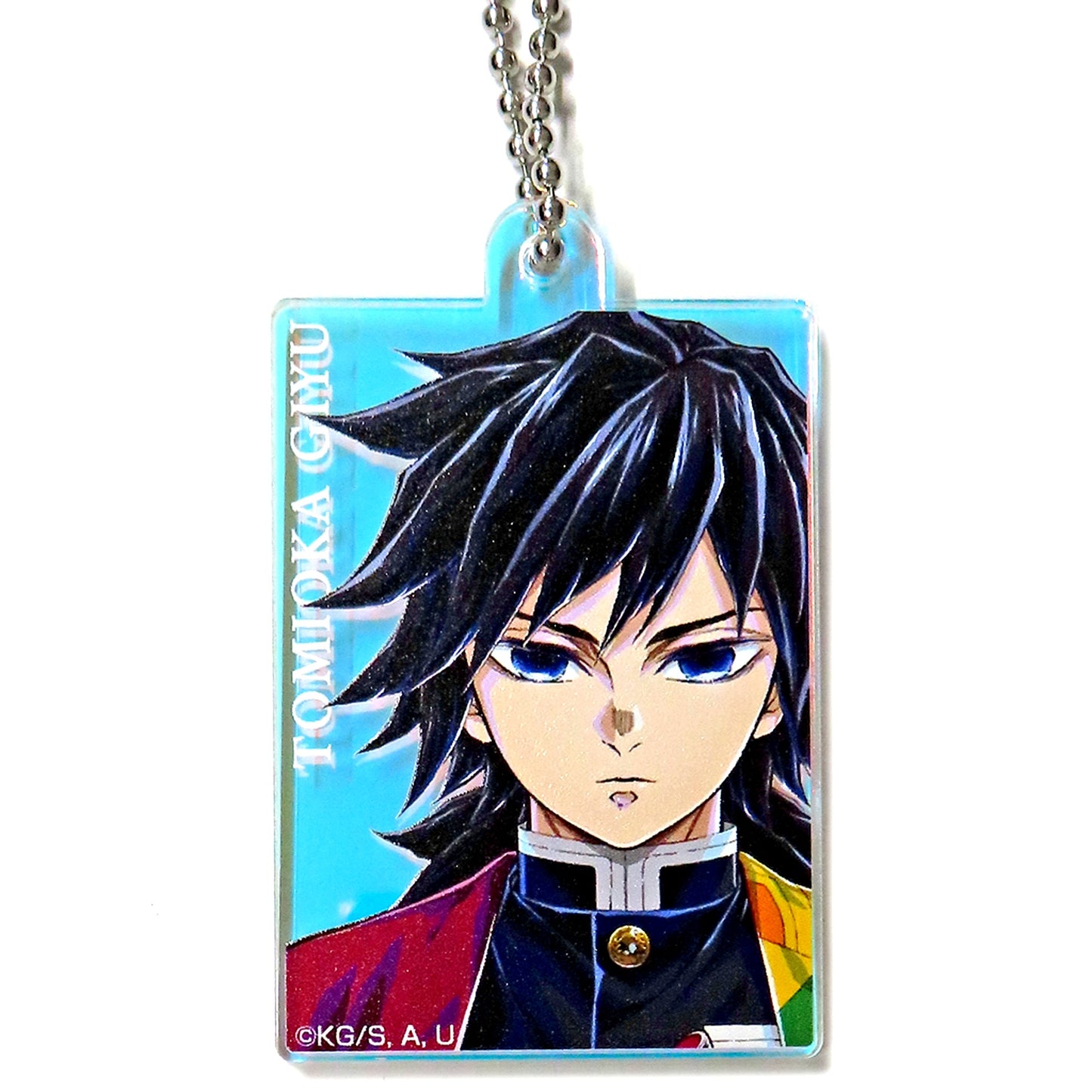 Giyu Tomioka Demon Slayer: Kimetsu no Yaiba Random Aurora Acrylic Charm Hashira Exhibition And to the Infinity Castle [USED]