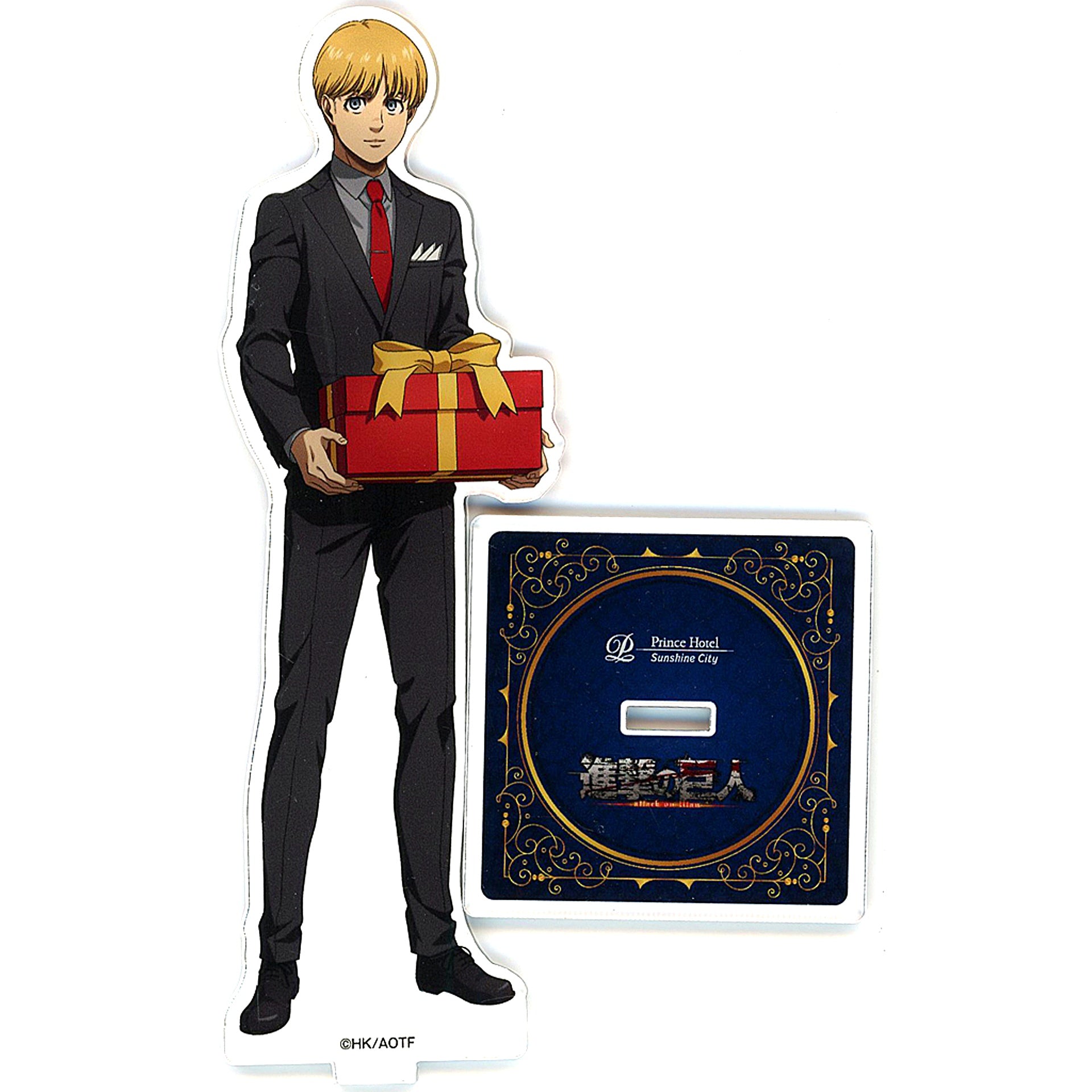 Armin Arlert Acrylic Stand Attack on Titan x Sunshine City Prince Hotel 2024 Christmas Stay Plan Benefit [USED]