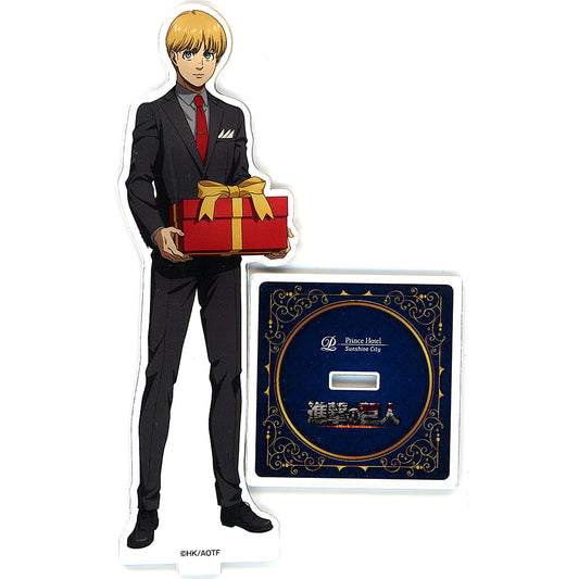 Armin Arlert Acrylic Stand Attack on Titan x Sunshine City Prince Hotel 2024 Christmas Stay Plan Benefit [USED]