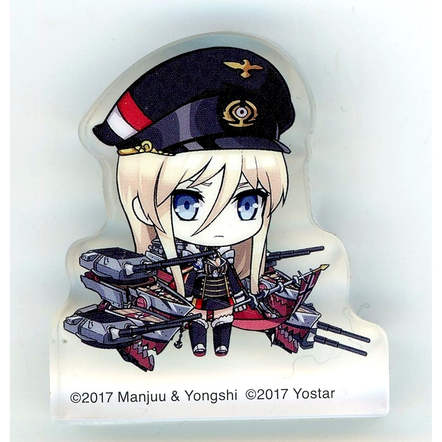 Bismarck Korotto Acrylic Figure Collection Azur Lane 7th Anniversary Yostar Official Shop JR Akihabara Station Store Goods [USED]