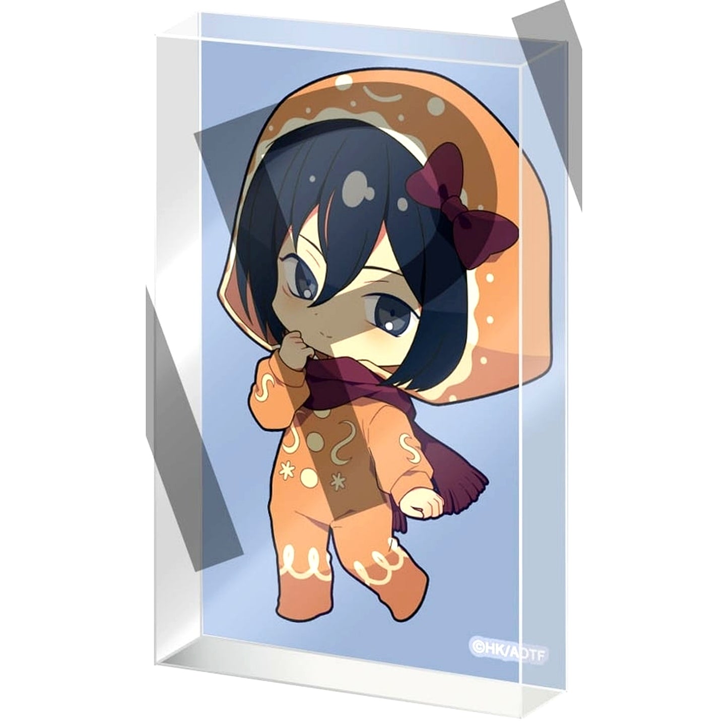 Mikasa Ackerman Attack on Titan 3 o'clock Trading Recycled Acrylic Block [USED]