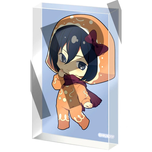 Mikasa Ackerman Attack on Titan 3 o'clock Trading Recycled Acrylic Block [USED]