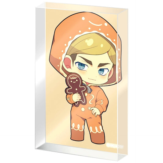 Erwin Smith Attack on Titan 3 o'clock Trading Recycled Acrylic Block [USED]