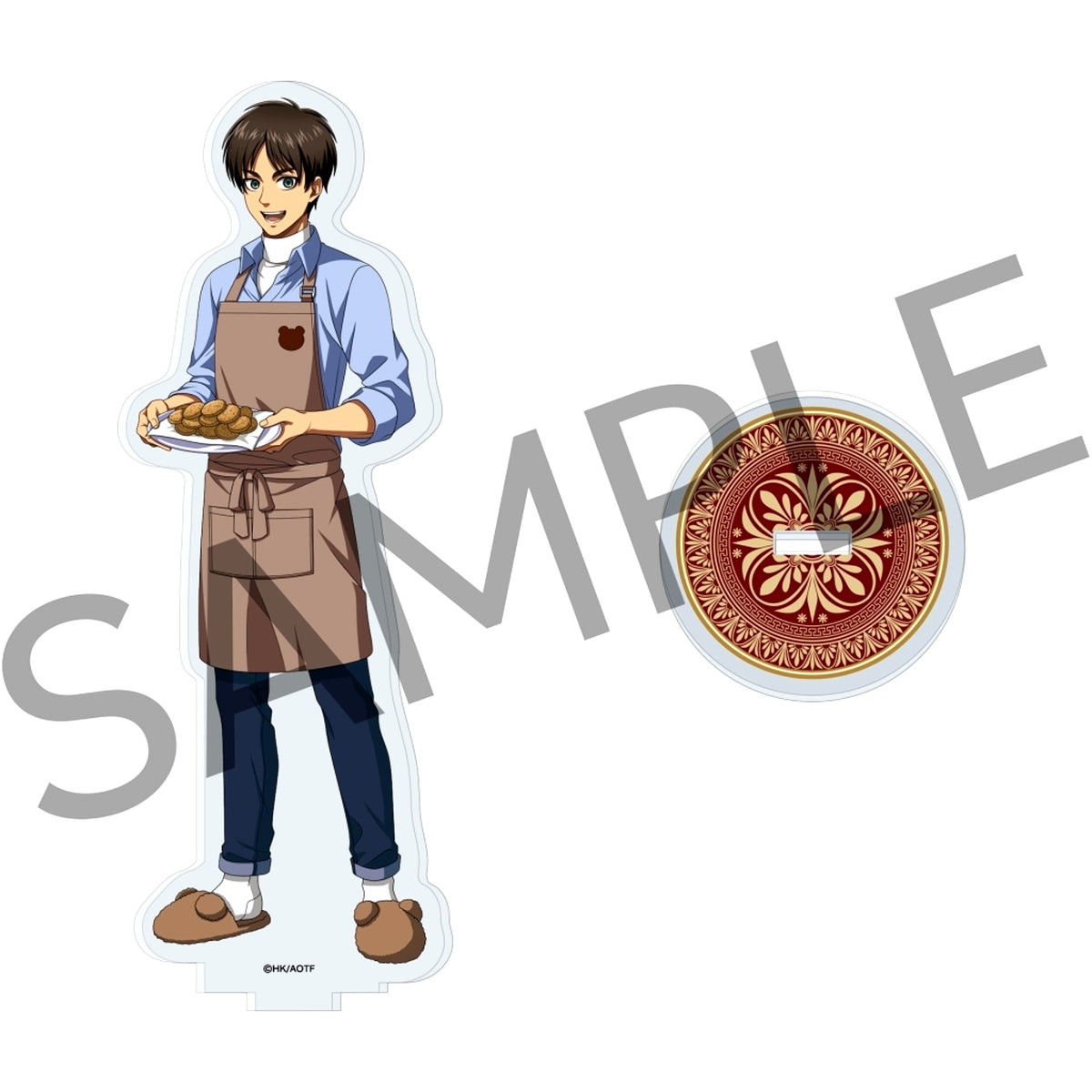 Eren Yeager 3 o'clock Recycled Acrylic Stand Attack on Titan [USED]